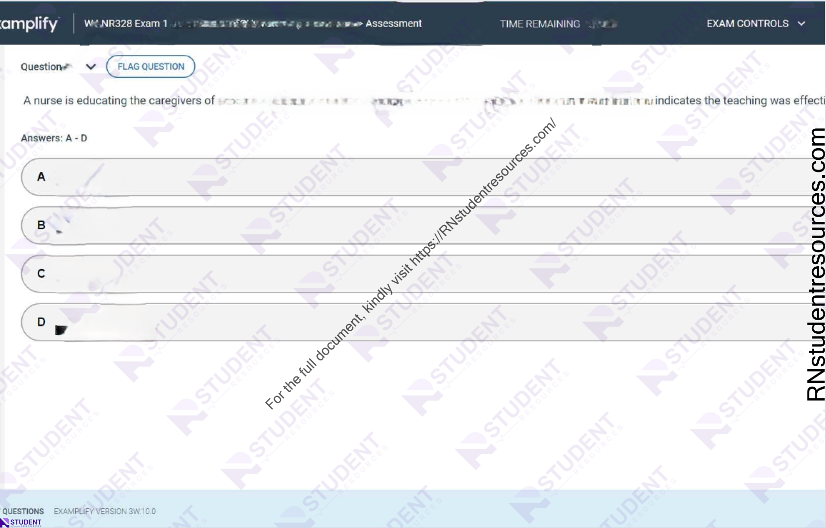 Pediatrics (328) Exam 1 Chamberlain University All‑In‑One Prep